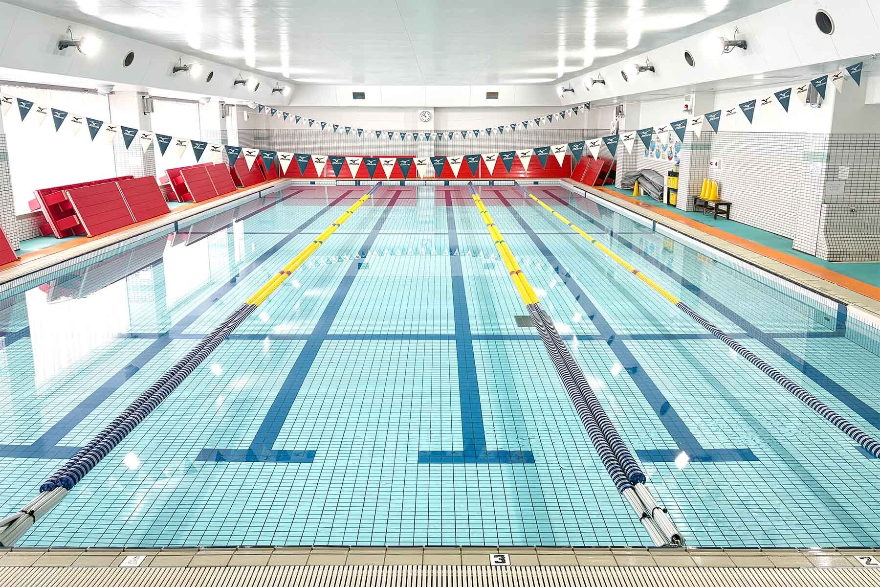 スイマー目線で設計充実の設備、施設