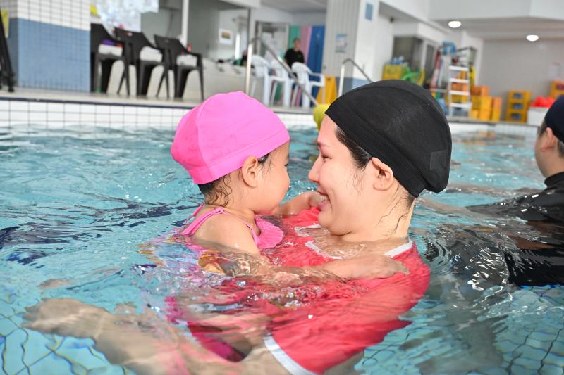 少しずつ水慣れしましょう